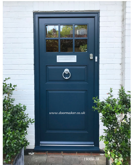 1930s front door hague blue