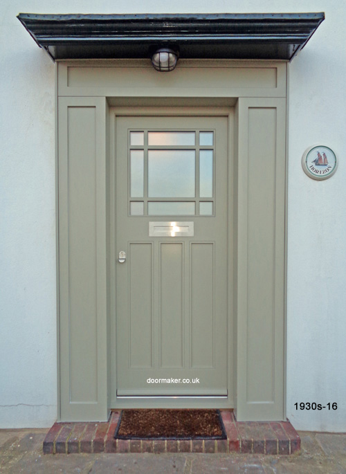 pebble grey door