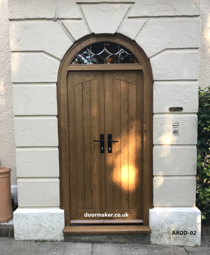 Oak Arched Head Door, Arched Wooden Front Doors