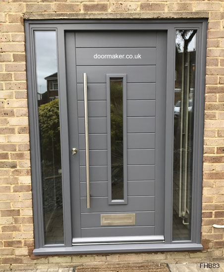 contemporary front door gallant grey