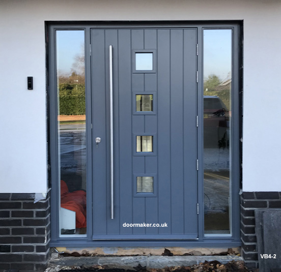 contemporary door basalt grey