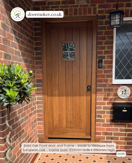 solid oak door cottage style