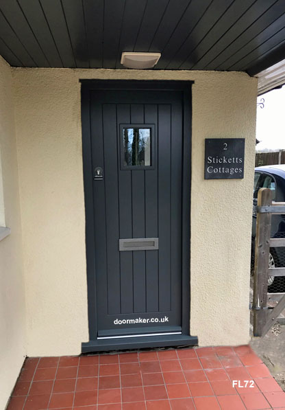 traditional cottage door farrow and ball downpipe