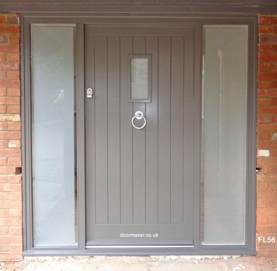 quartz grey cottage door