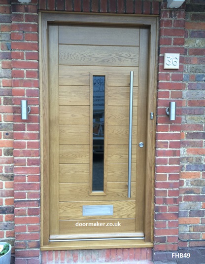 oak contemporary door