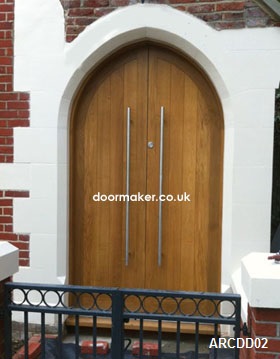 oak arched doors