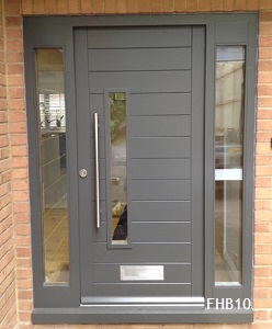 grey contemporary doors