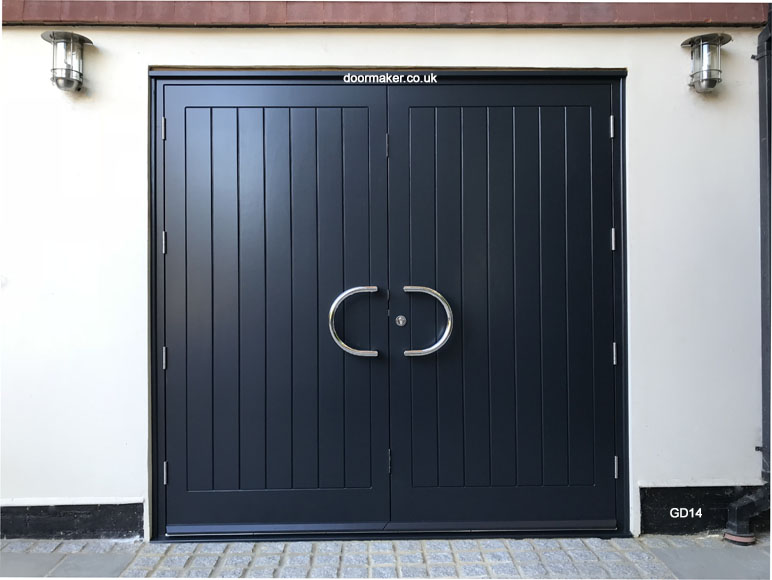 painted garage doors