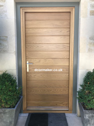 contemporary oak door 