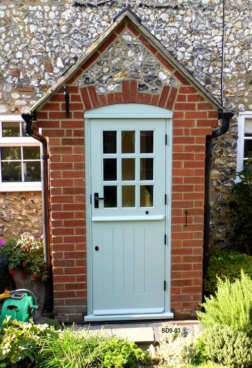 painted stable door and frame