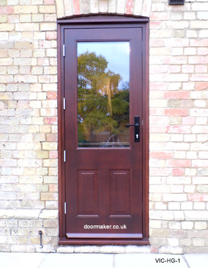 mahogany victorian door